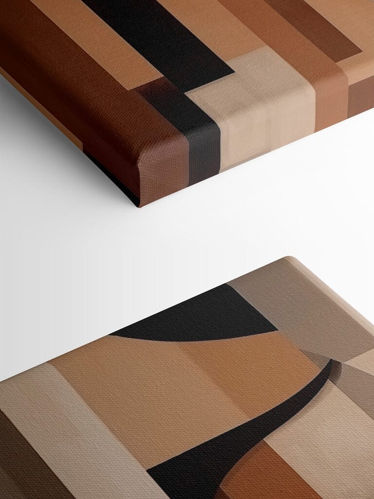 Painting of a woman's face Painting of a woman's face