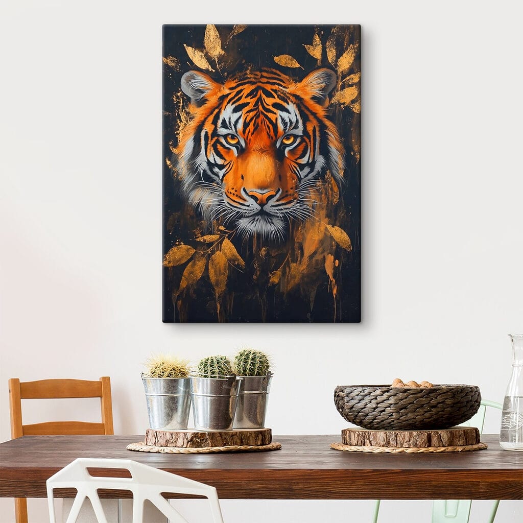 Painting of a tiger Painting of a tiger