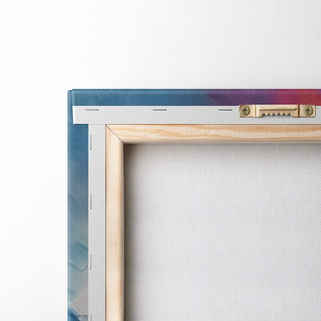 Painting of a colorful landscape Painting of a colorful landscape