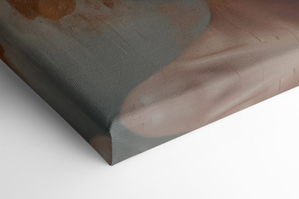 Painting of a woman with flowers on her head Painting of a woman with flowers on her head