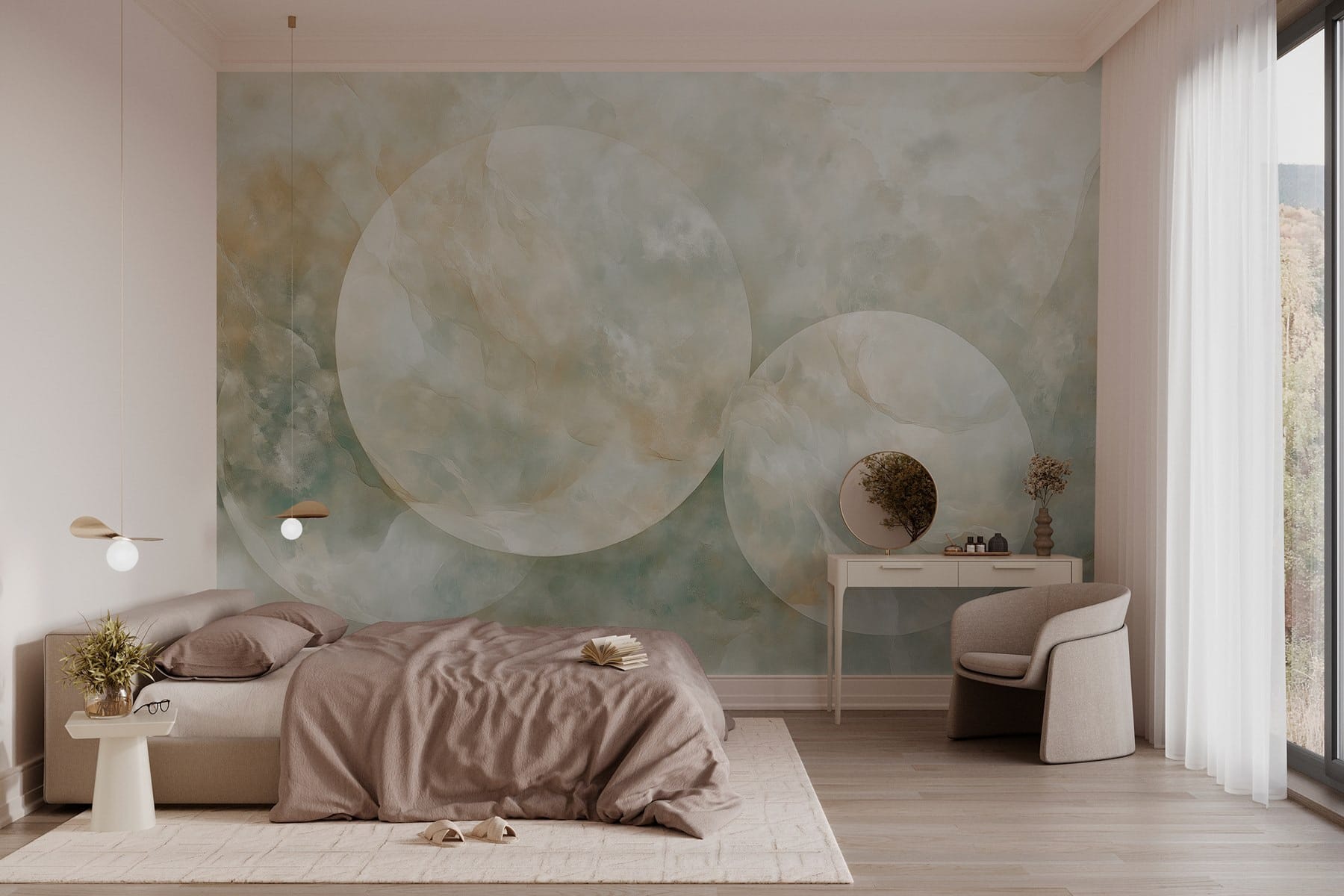 Soft hues and gentle textures blend Soft hues and gentle textures blend