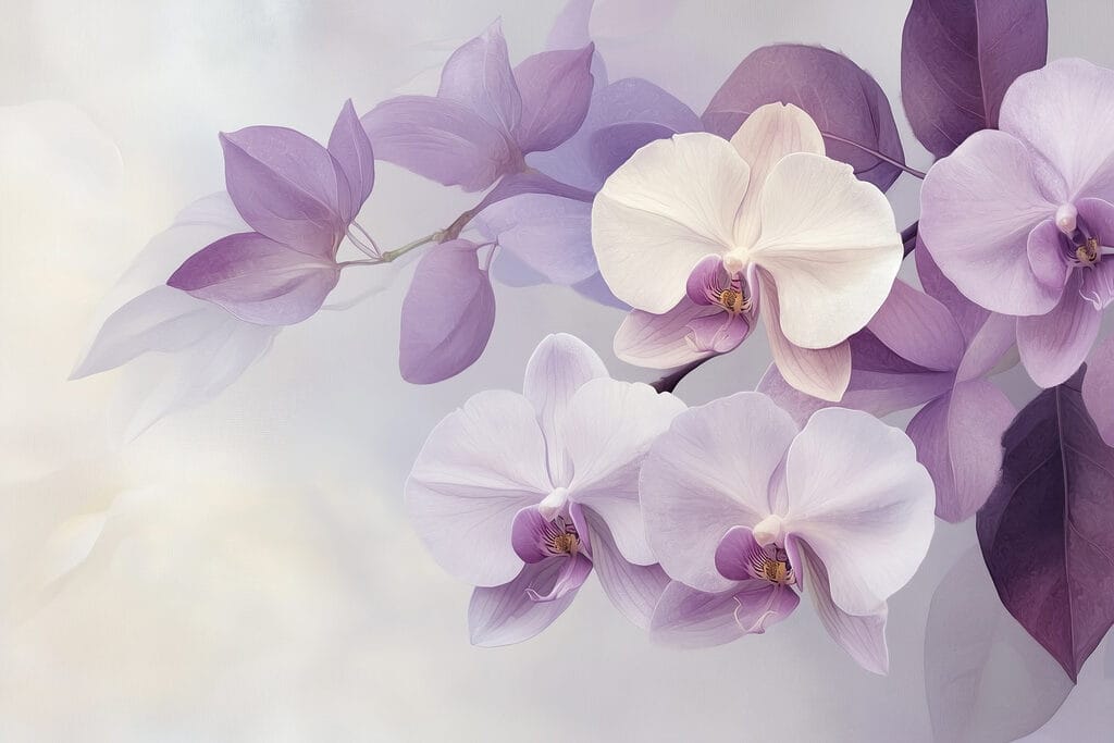 Jemné orchidey v jemných odtieňoch Jemné orchidey v jemných odtieňoch