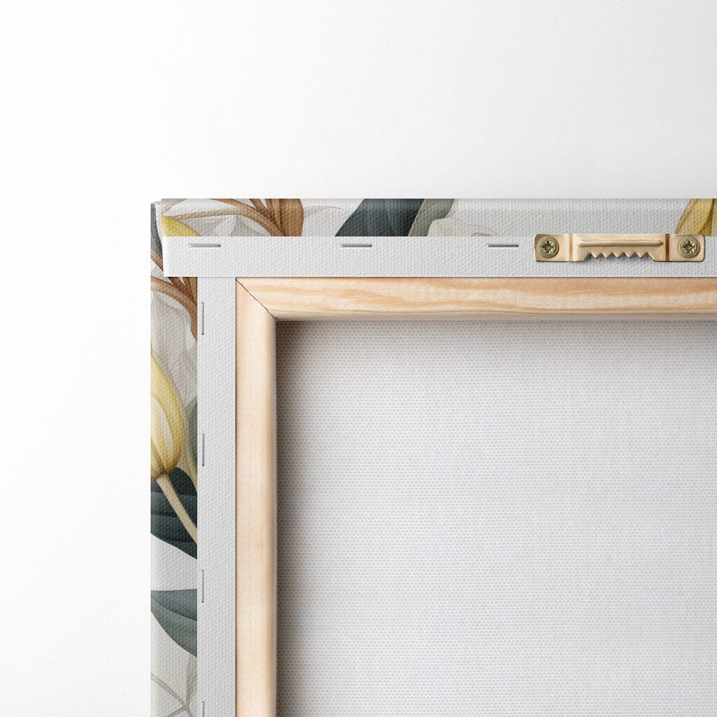 Delicate blooms amidst lush foliage