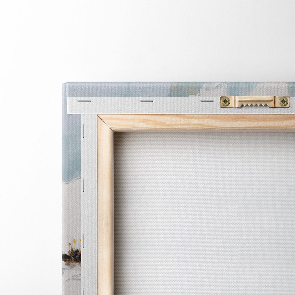 Painting of white flowers