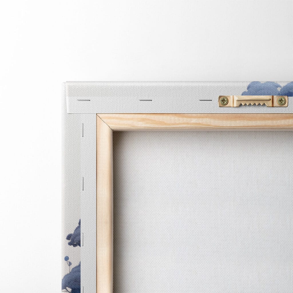 Tree with blue and yellow leaves Tree with blue and yellow leaves