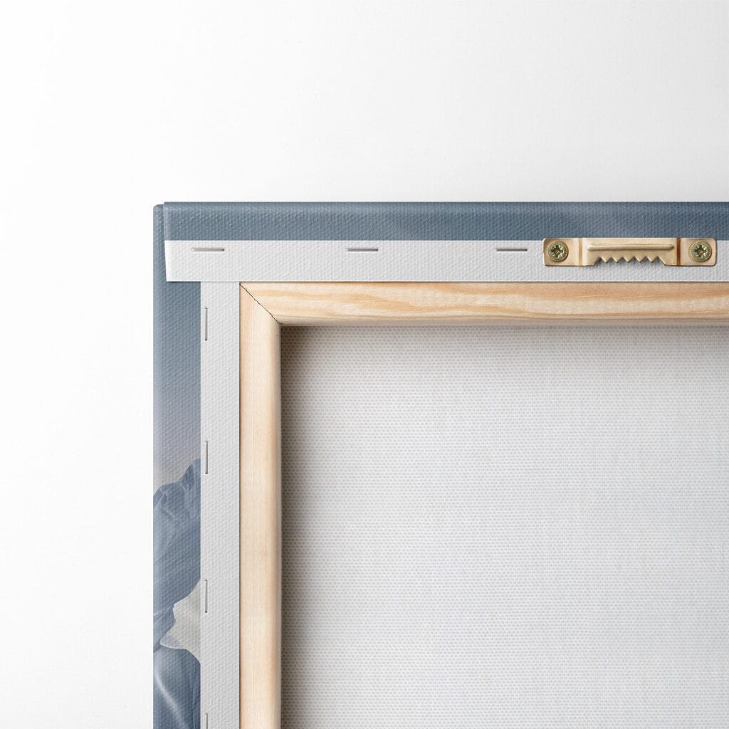 Snowy mountain range with a lake Snowy mountain range with a lake