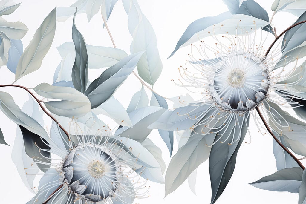 Delicate petals in soft colors