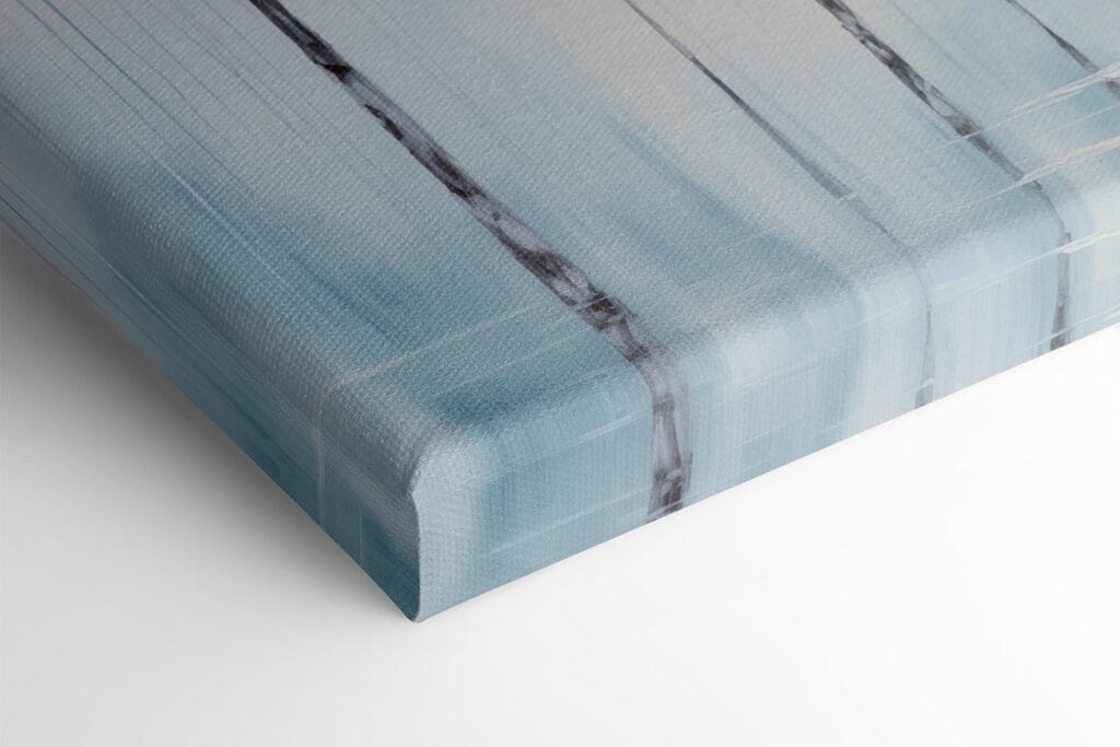 Painting of trees in a lake Painting of trees in a lake