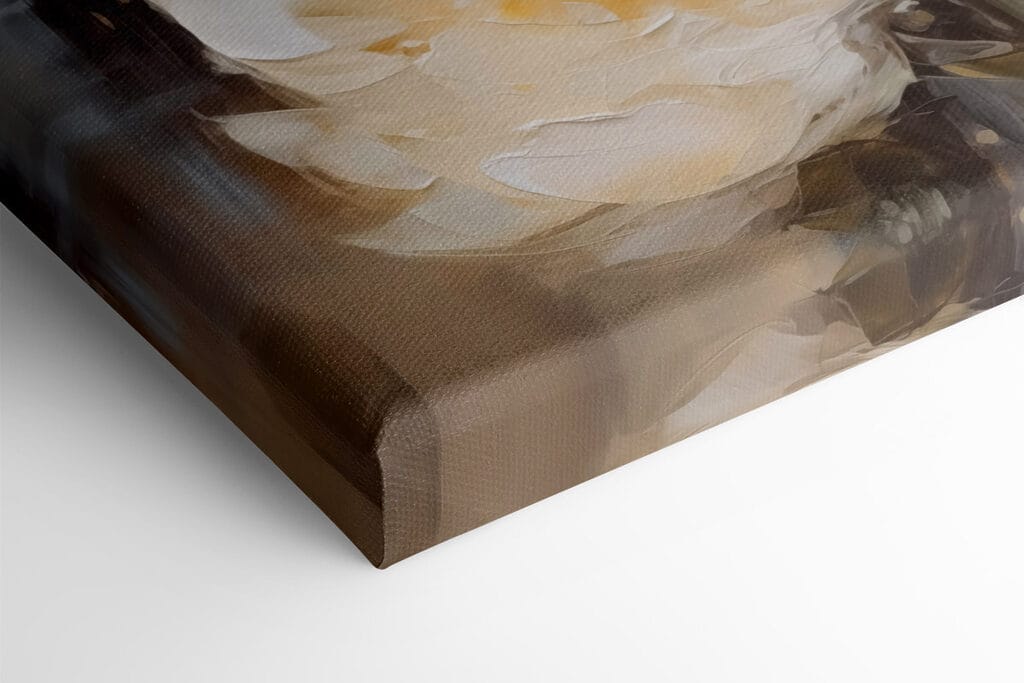 Painting of white flowers