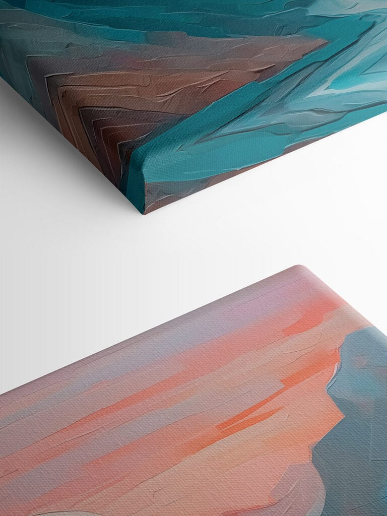 River running through a mountain