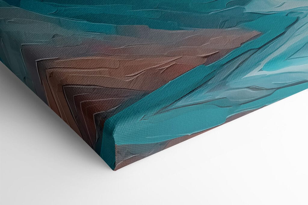 River running through a mountain