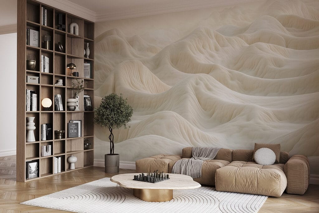 White snow covered mountain