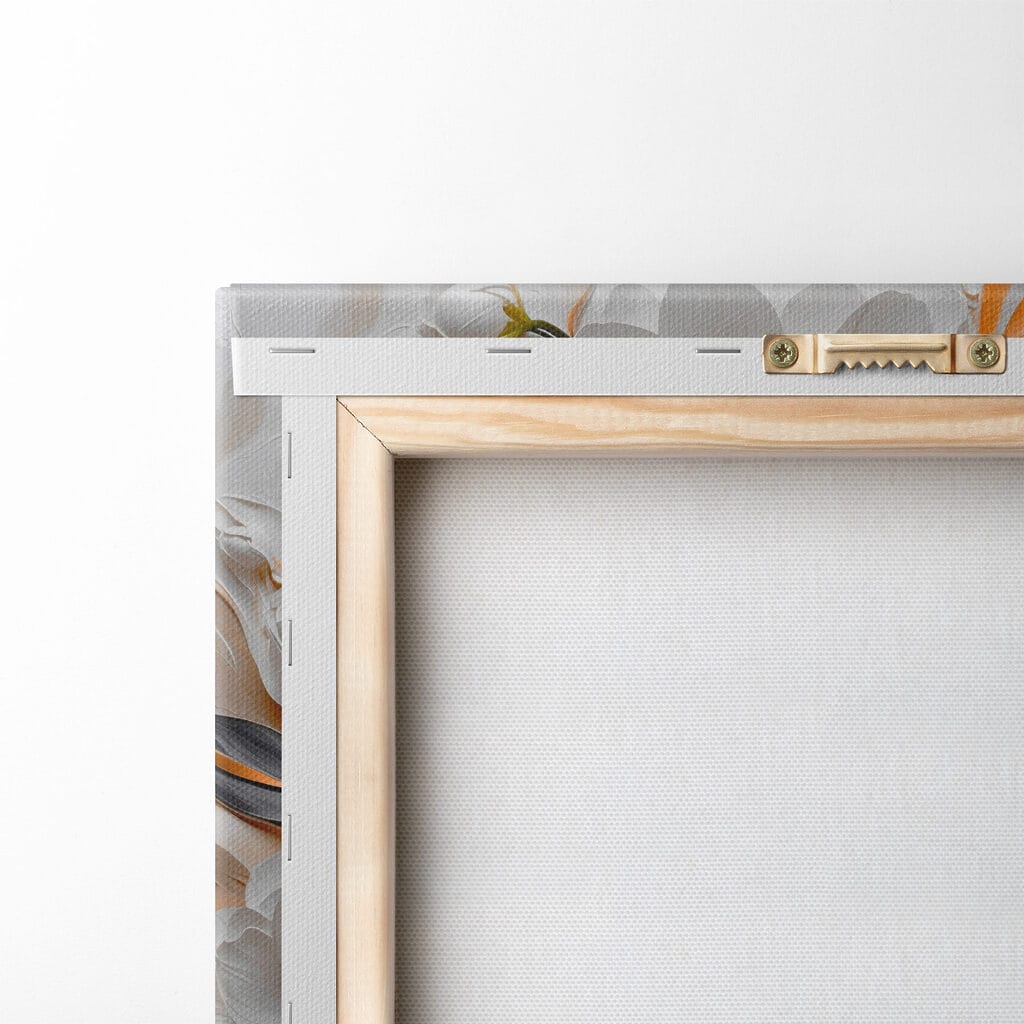 White flowers and leaves