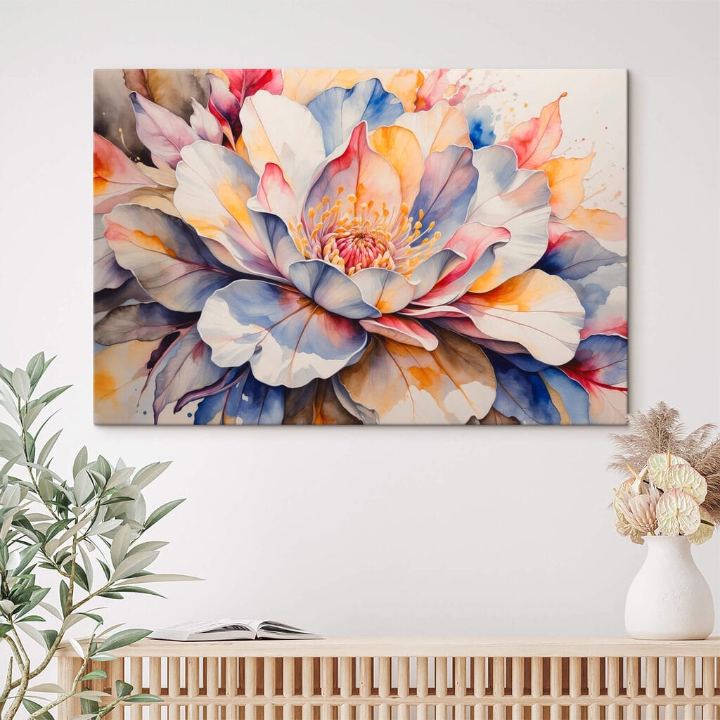 Painting of a flower Painting of a flower