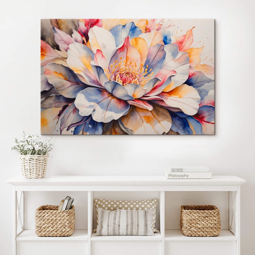 Painting of a flower Painting of a flower