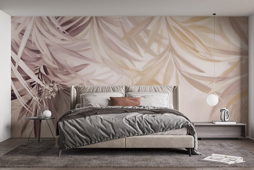 Soft leaves in gentle hues Soft leaves in gentle hues