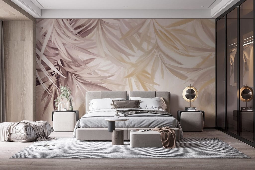 Soft leaves in gentle hues Soft leaves in gentle hues