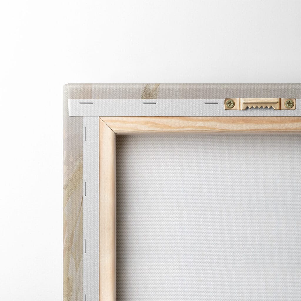 Painting of a deer in a field of flowers