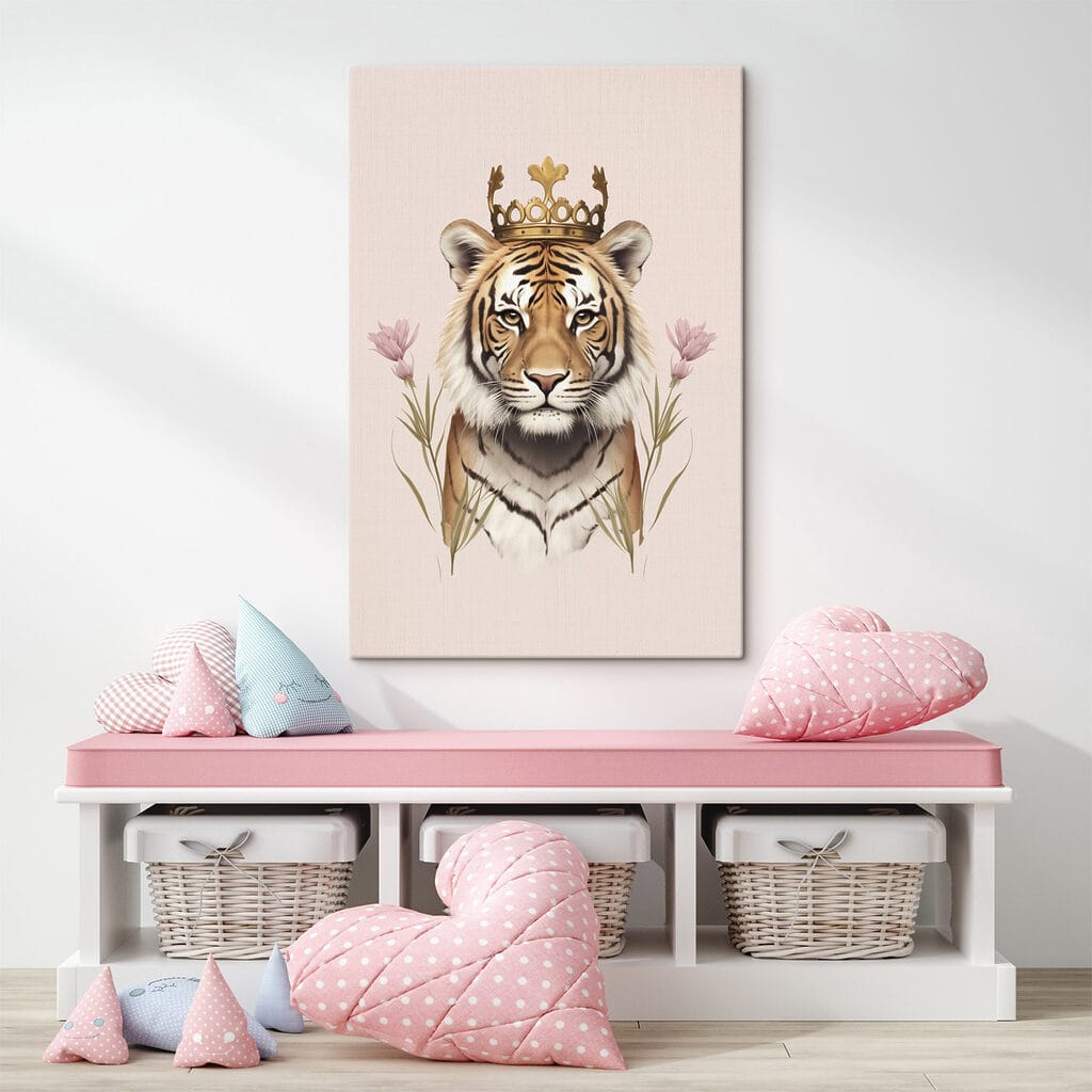 Tiger with a crown Tiger with a crown