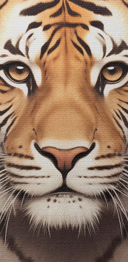 Tiger with a crown Tiger with a crown