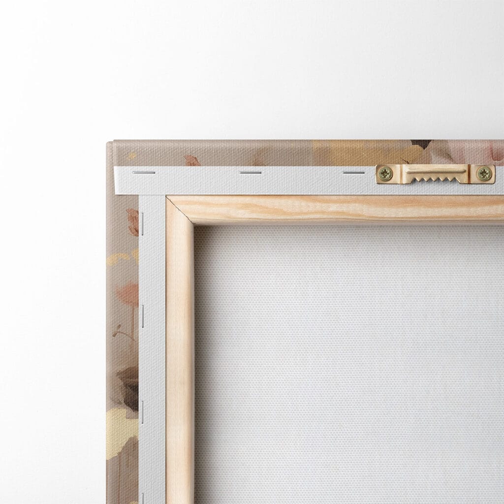 Painting of a woman with flowers on her head Painting of a woman with flowers on her head