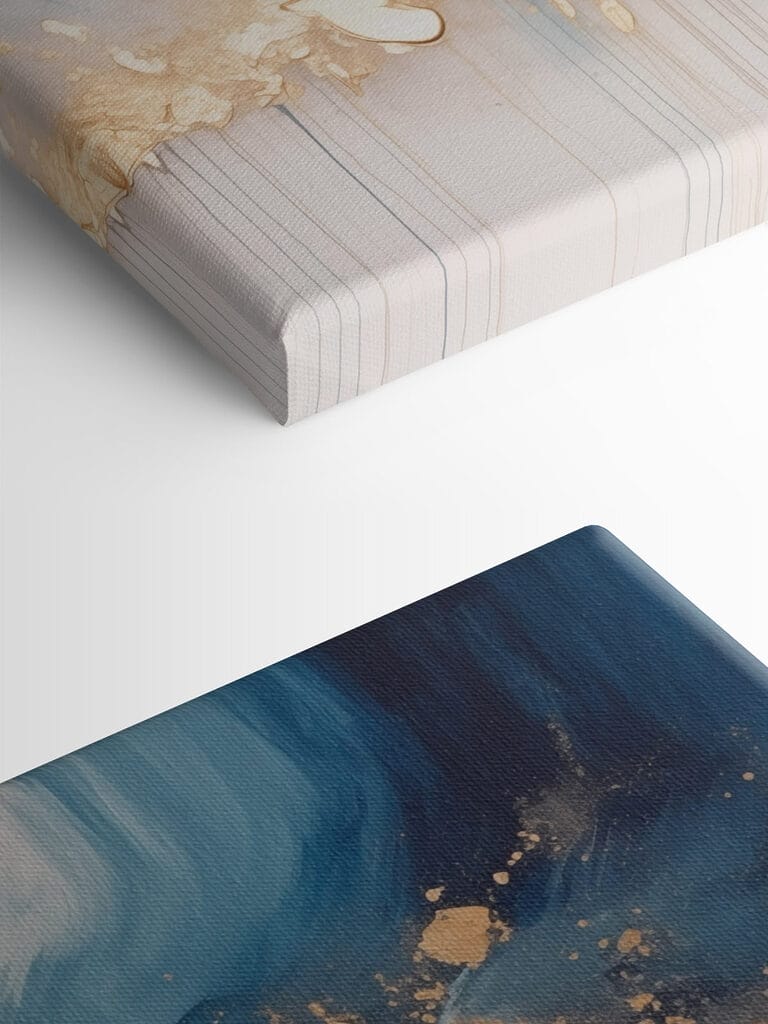 Abstract waves of blue and cream Abstract waves of blue and cream