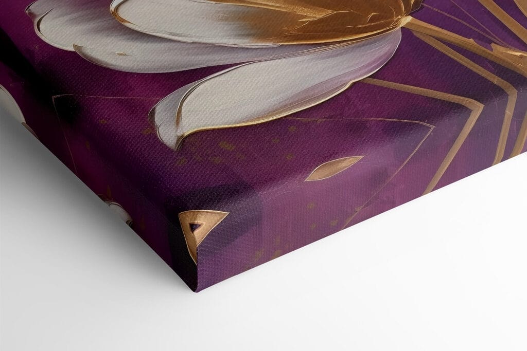 Elegant blooms on vibrant backdrop