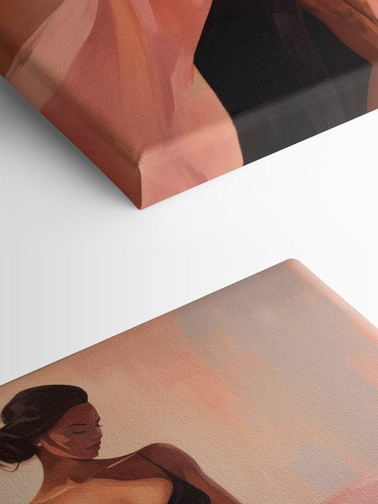 Woman in a black dress Woman in a black dress