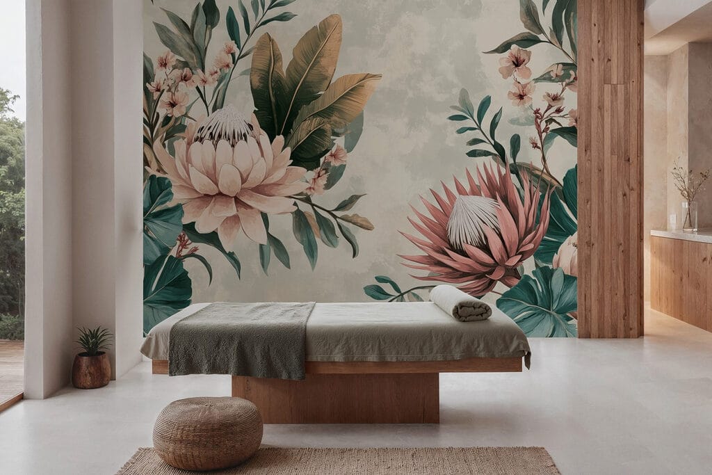 Elegant floral arrangement with soft colors