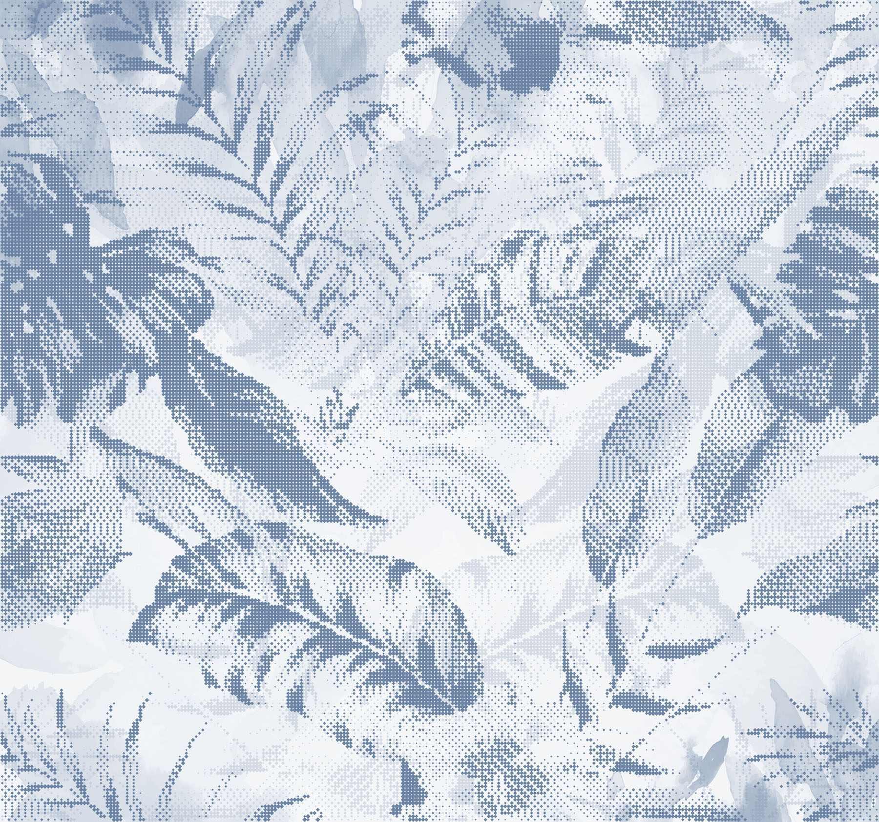 Soft hues in leafy patterns Soft hues in leafy patterns