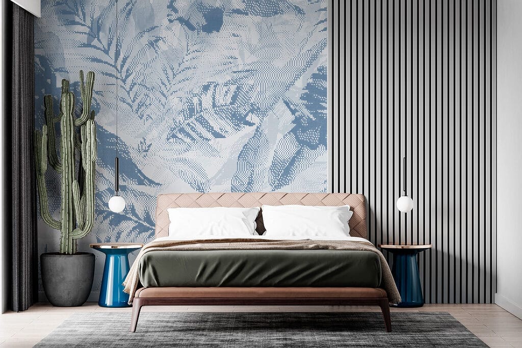 Soft hues in leafy patterns Soft hues in leafy patterns