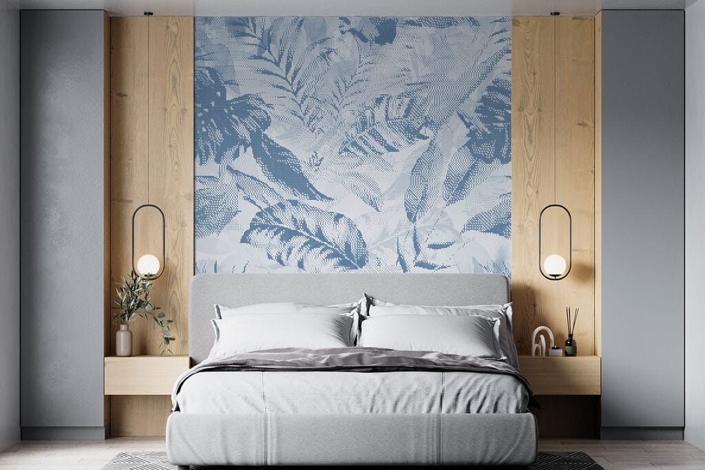 Soft hues in leafy patterns Soft hues in leafy patterns