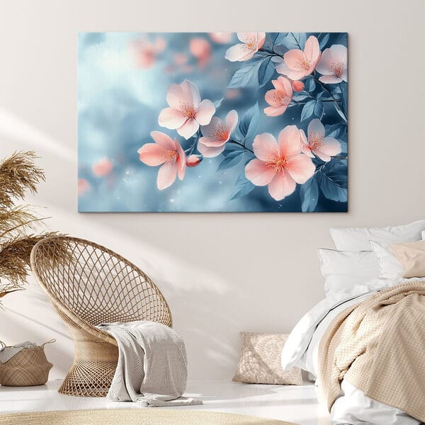 Obraz Obraz Jemné kvety v mäkkých pastelových odtieňoch (Katalógové číslo: s42846)