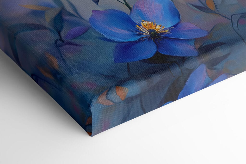 Group of blue flowers