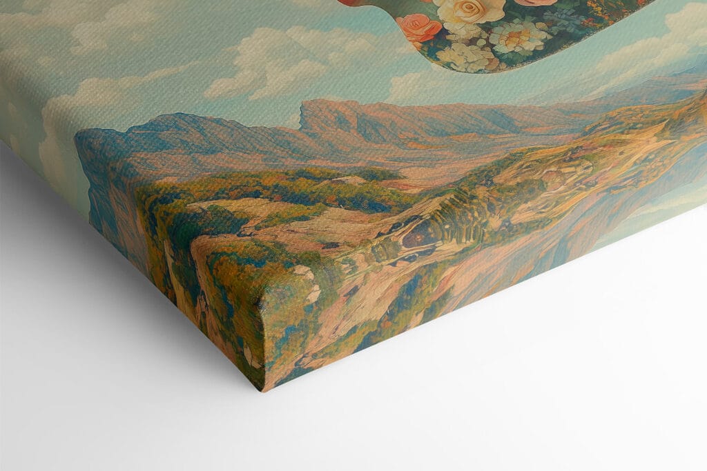 Woman with flowers in her hair