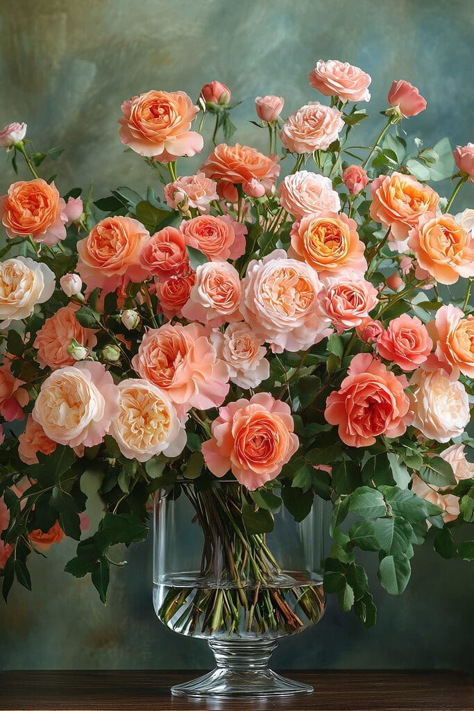 Bouquet of flowers in a vase
