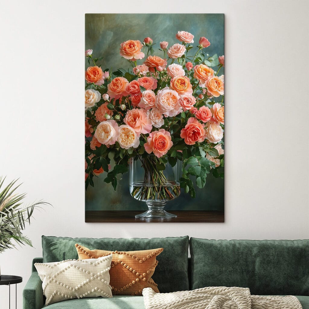 Bouquet of flowers in a vase