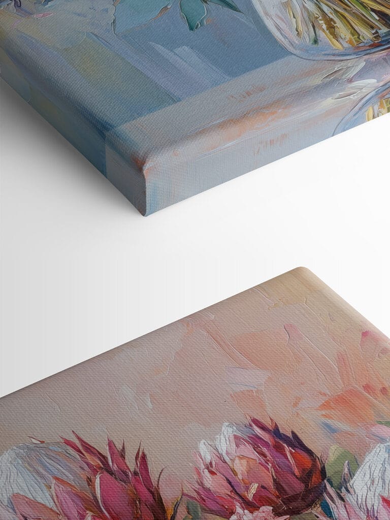 Painting of a bouquet of flowers