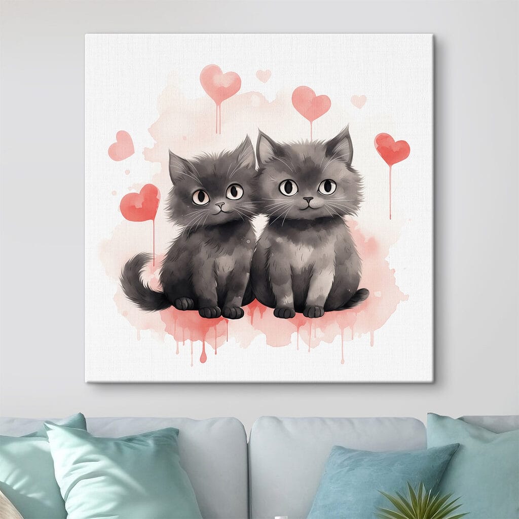 Two cats sitting next to each other Two cats sitting next to each other