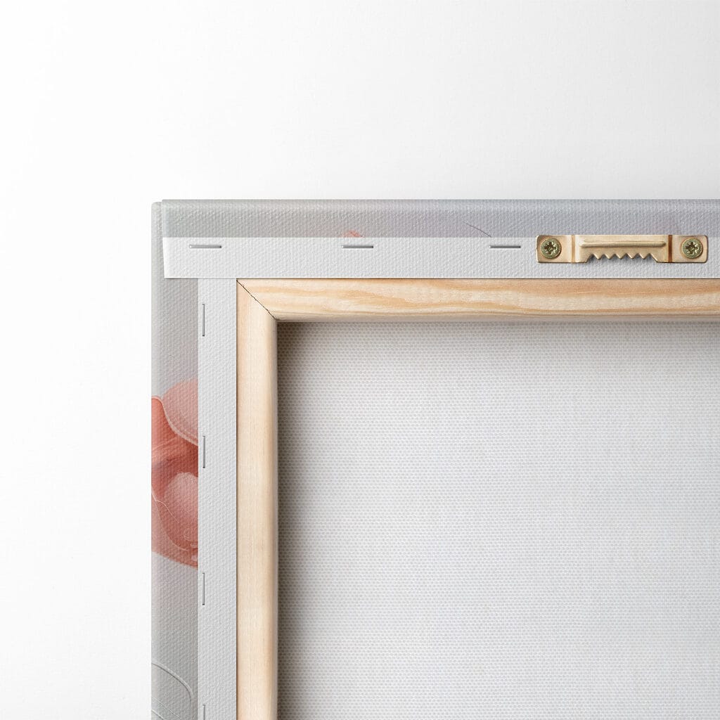 Vase of pink flowers