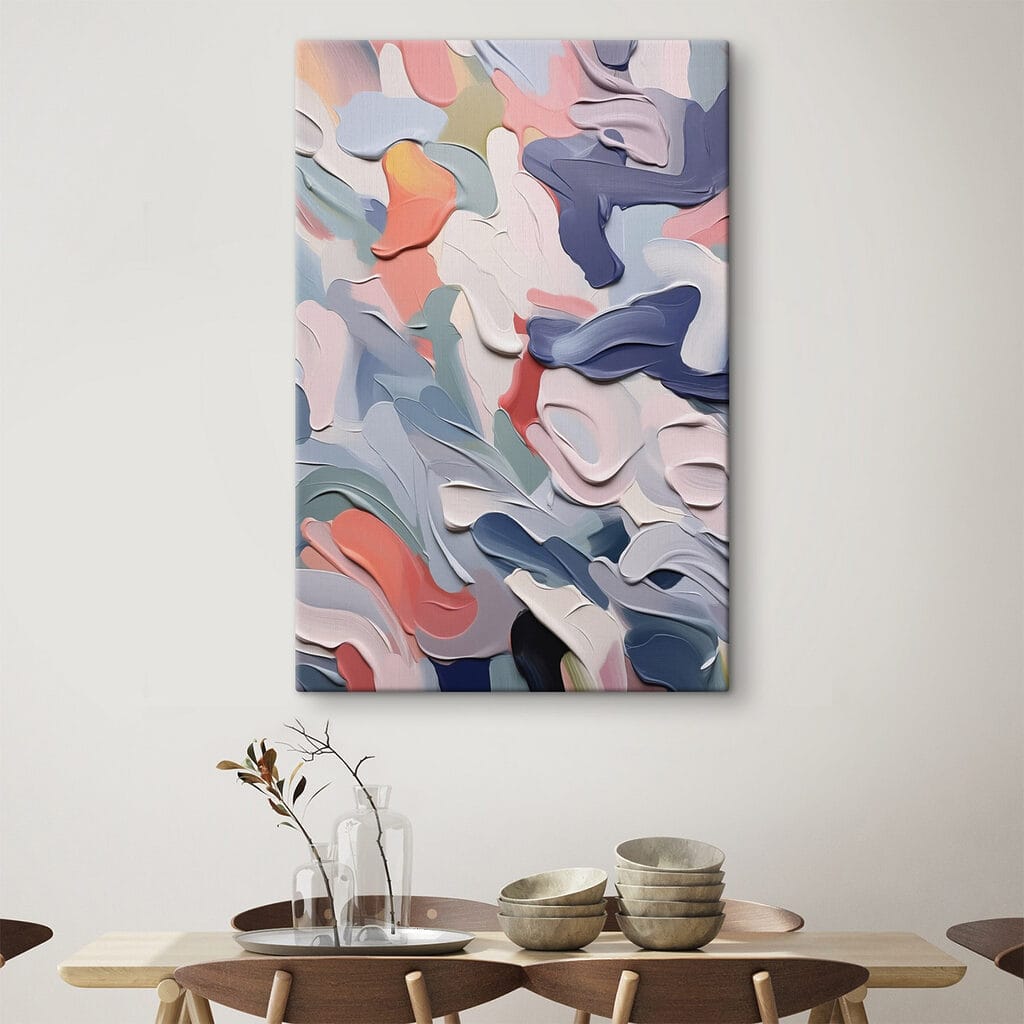 Abstract waves of gentle colors Abstract waves of gentle colors