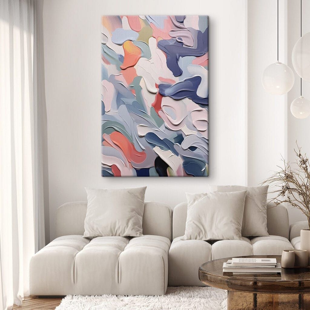 Abstract waves of gentle colors Abstract waves of gentle colors