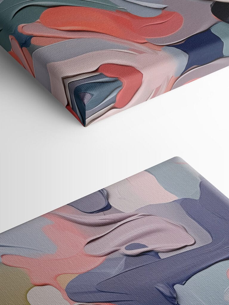 Abstract waves of gentle colors Abstract waves of gentle colors