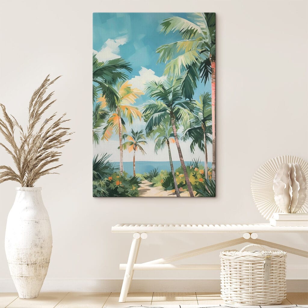 Group of palm trees Group of palm trees