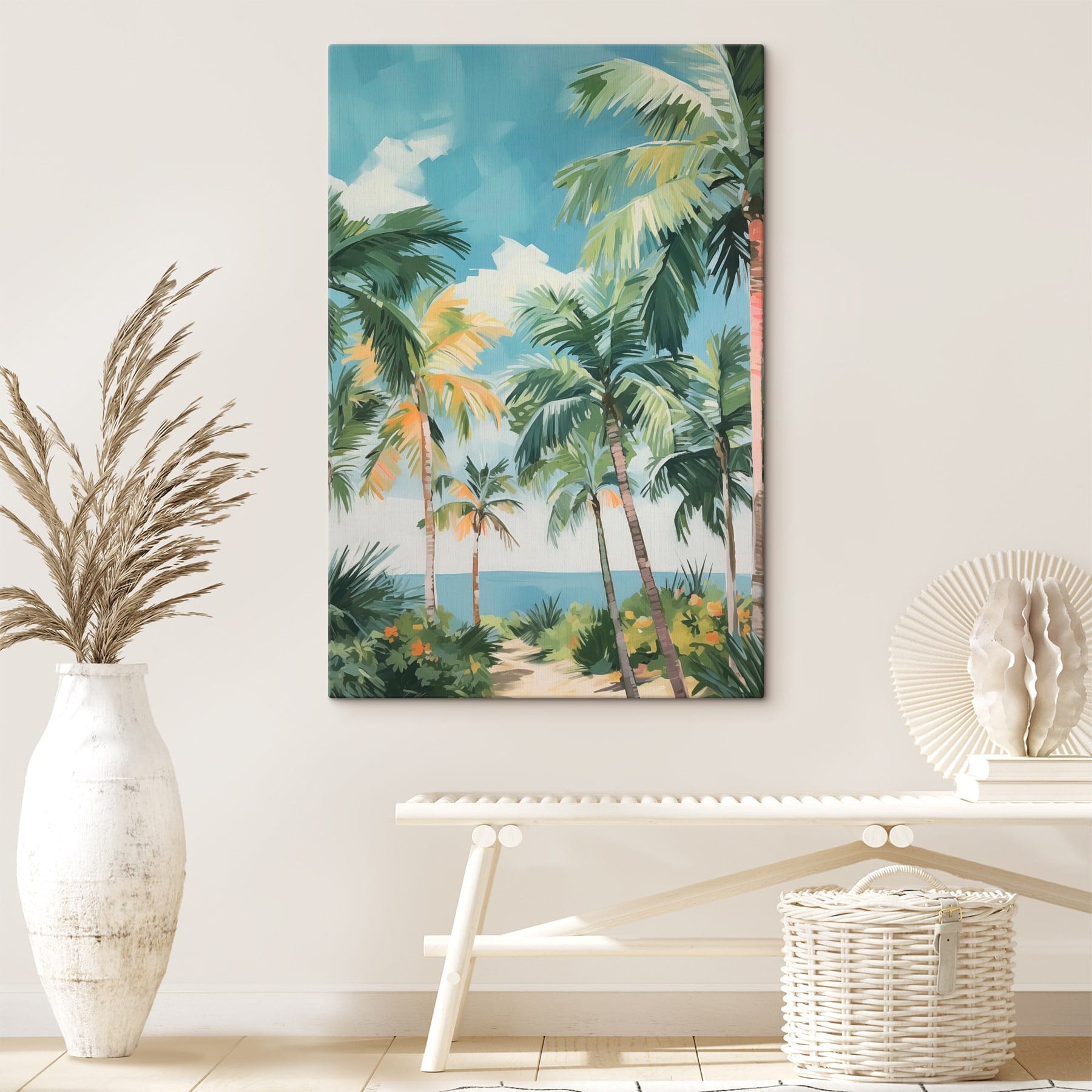 Group of palm trees Group of palm trees