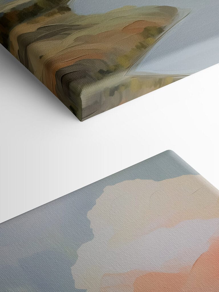 River running through a valley