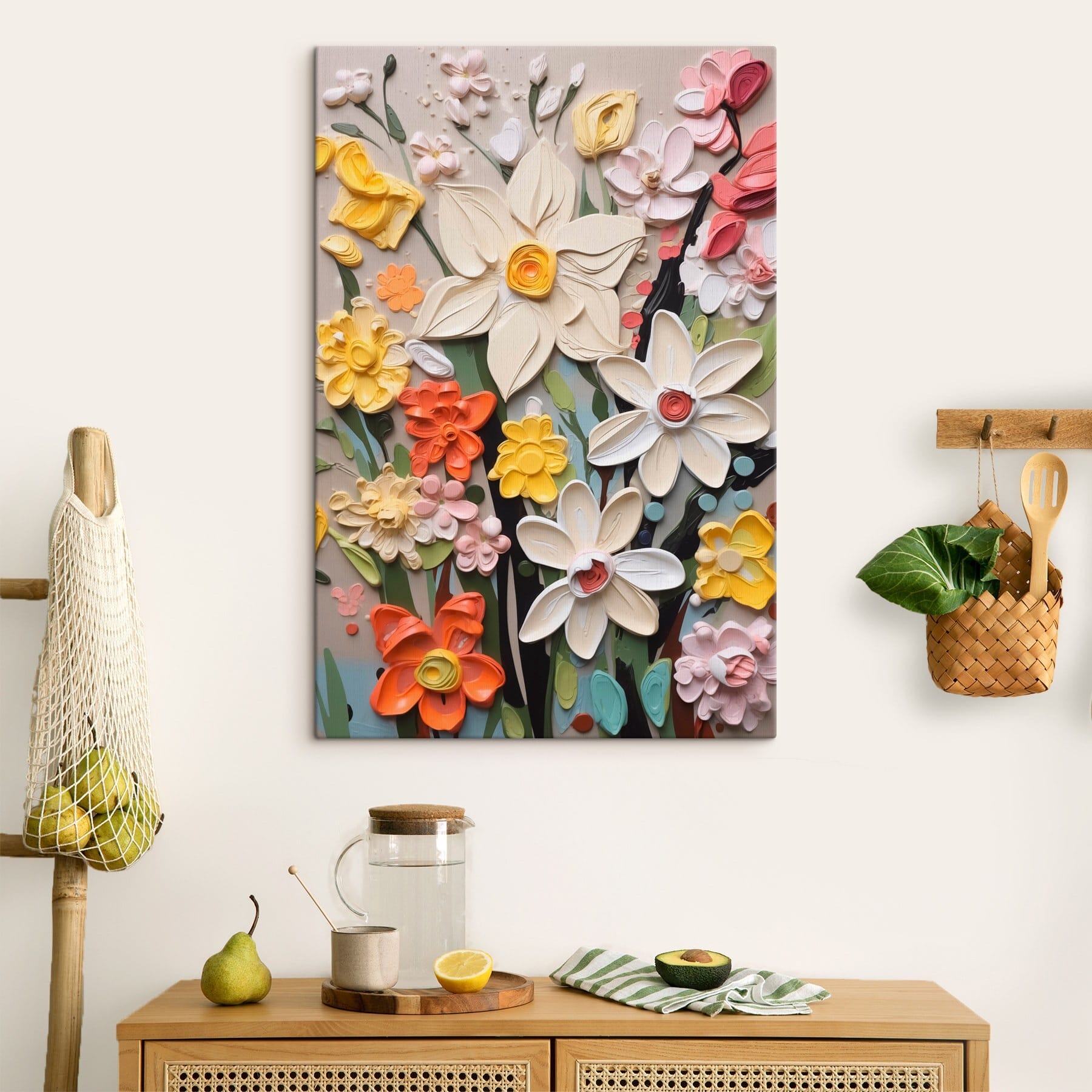 Wall art of flowers Wall art of flowers