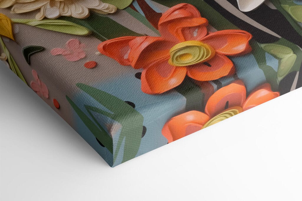 Wall art of flowers Wall art of flowers