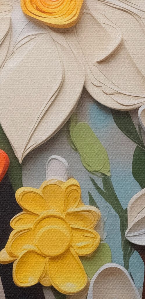 Wall art of flowers Wall art of flowers