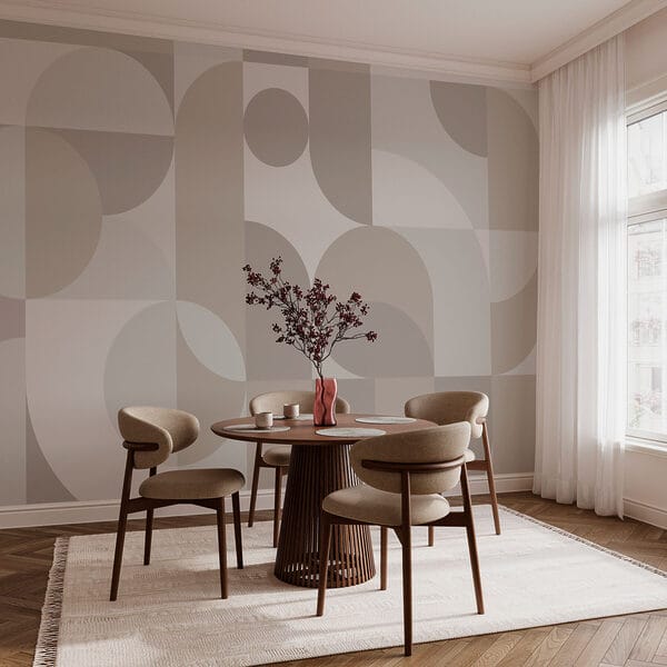 Grey and white geometric pattern